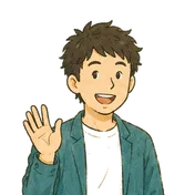 杉本のプロフィールイラスト
