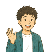杉本のプロフィールイラスト