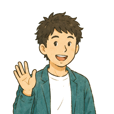 杉本のプロフィールイラスト